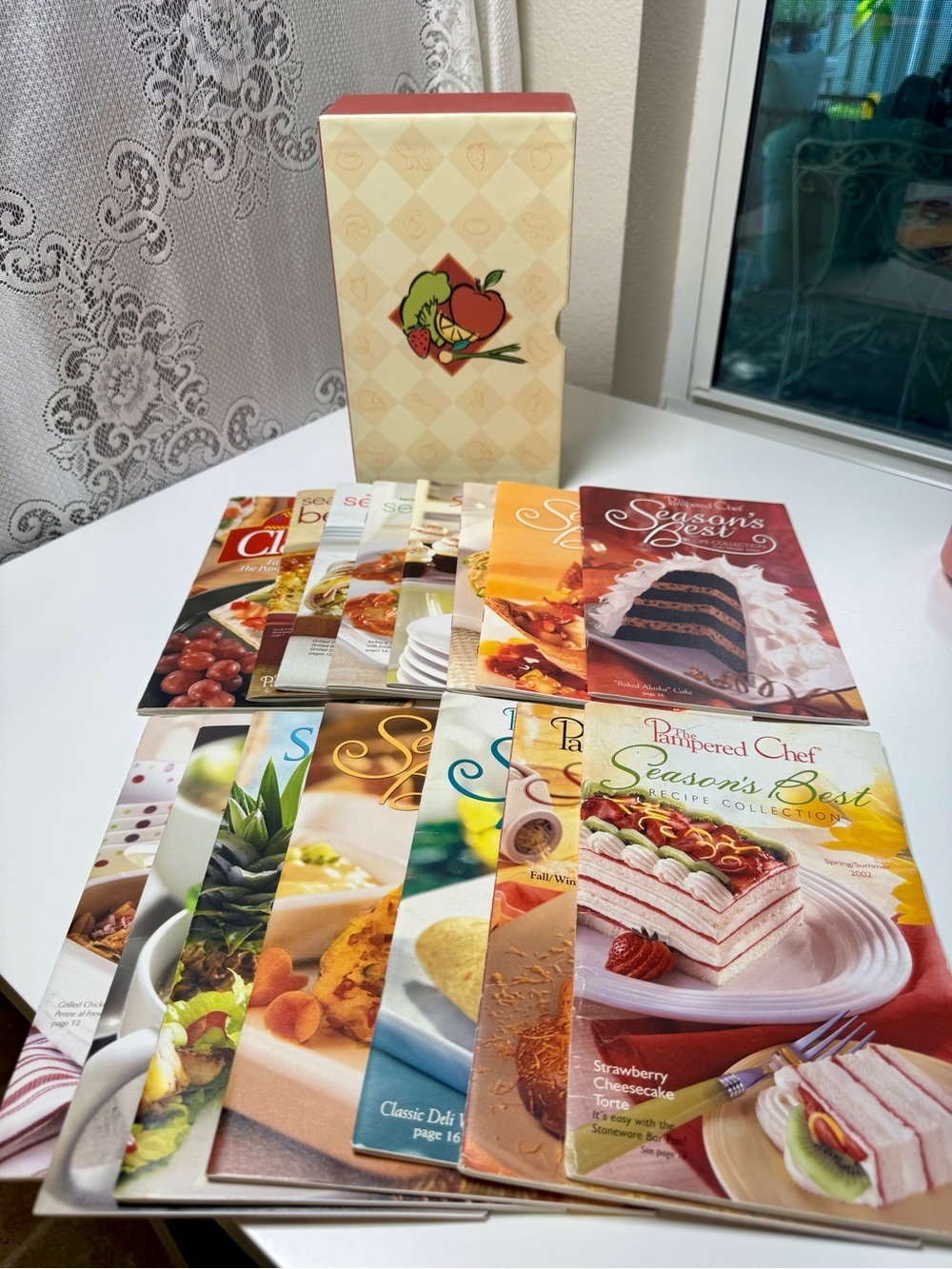 Pampered Chef Season's Best Recipe Collection - 15 Assorted Books from 2002-2012